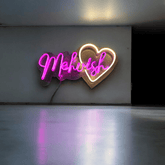 Name Neon for Bedroom | Kids special neon | Love Neon Sign | Love Led Sign | Love Light Neon | Neon Love Heart Sign | Neon Sign Wedding | Custom Wedding Sign | Valentines Neon Lights Custom - BBD GIFTS